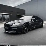 F-PERFORMANCE Poslenksčiai / Slenksčių apdailos, komplektas skirtas BMW F06 Gran Coupe, juodi blizgūs
