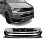 Priekinės Grotelės be ženkliuko skirtos VW T5.1 (09-14), juodos blizgios