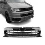 Priekinės Grotelės be ženkliuko skirtos VW T5.1 (09-14), juodos blizgios