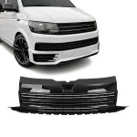 Badgeless Front Grille for VW T6 (15-19), glossy black