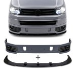 Sportline style Front Lip + Lower Spoiler set for VW T5.1 (09-14)