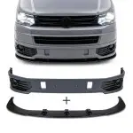 Sportline style Front Lip + Lower Spoiler set for VW T5.1 (09-14)