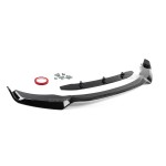 Aero Priekinis Pažeminimas skirtas BMW X3 F25 LCI / X4 F26 (14-18) su M-Pack bamperiu, juodas blizgus