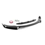 Aero Priekinis Pažeminimas skirtas BMW X3 F25 LCI / X4 F26 (14-18) su M-Pack bamperiu, juodas blizgus
