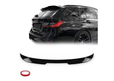 MX Spoileris ant Bagažinės Dangčio skirtas BMW G21 / G81 Touring, juodas blizgus