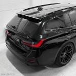 MX-style Roof Spoiler for BMW G21 / G81 Touring, glossy black