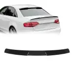 Spoileris ant Galinio Stiklo skirtas Audi A4 B8 sedan (08-15), juodas blizgus
