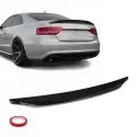 CR-style Spoileris ant Bagažinės Dangčio skirtas Audi A5 B8 Coupe (07-16), juodas blizgus