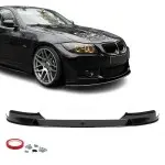Priekinis Pažeminimas skirtas BMW E90 / E91 su M3 išvaizdos bamperiu, juodas blizgus