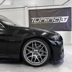 Front bumper Lip Spoiler for BMW E90 / E91 with M3 style bumper, glossy black