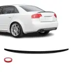 Bagažinės dangčio Spoileris tinkantis Audi A4 B7 (05-08), juodas blizgus