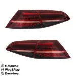 R style LED Tail Lights set with Dynamic turn signals for VW Golf MK7 (13-19) hatchback