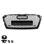 RS-style Front Grille for Audi A5 B9 / S5 B9 (16-19), glossy black