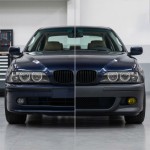 M Pack Front Bumper for BMW E39, without PDC, without headlight washers, with yellow fog lights