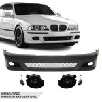 M Pack Front Bumper for BMW E39, without PDC, without headlight washers, with smoked fog lights