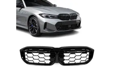 Diamond priekinės Grotelės skirtos BMW G20 / G21 LCI (22-26), juodos blizgios