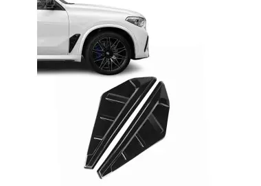 X5M-style priekinių Sparnų Apdailos, komplektas skirtas BMW X5 G05 / F95, juodos blizgios