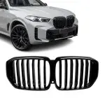 Priekinės Grotelės skirtos BMW X5 G05 LCI (23-), juodos blizgios