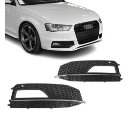 Fog Light Grille / Covers for Audi A4 B8.5 S-Line / S4...