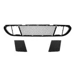 Centrinės Apatinės Grotelės + Dangteliai, komplektas skirtas BMW E60 / E61 su M-Tech / M-Pack bamperiu