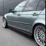 M3 išvaizdos Slenksčiai, komplektas skirtas BMW E46 sedan / touring