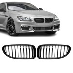 Priekinės Grotelės, komplektas skirtas BMW F06 / F12 / F13 (11-18), juodos blizgios