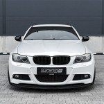 Priekinės Grotelės, komplektas skirtas BMW E90 / E91 LCI (08-11), juodos blizgios