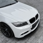 Priekinės Grotelės, komplektas skirtas BMW E90 / E91 LCI (08-11), juodos blizgios