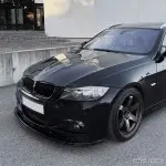 Front kidney Grille set for BMW E90 / E91 LCI (08-11), glossy black