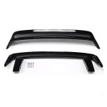 HM-style Trunk Spoiler + Risers set for BMW E46 sedan / coupe, glossy black