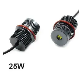 Angel Eyes LED Markeriai - 25W, komplektas skirtas BMW...