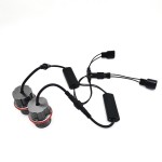 Angel Eyes LED Markeriai - 25W, komplektas skirtas BMW E39 / E53 / E60 / E63 / E65 / E87, balti