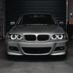Priekiniai Žibintai su LED Angel Eyes, komplektas skirtas BMW E46 facelift (01-05) sedan / touring