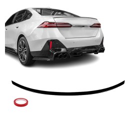 Trunk Spoiler for BMW G60 / G90 sedan, glossy black