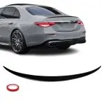 Spoileris ant Bagažinės skirtas Mercedes-Benz W223 (21-25), juodas blizgus