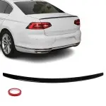 Spoileris ant Bagažinės dangčio skirtas VW Passat B8 (15-22) sedan, juodas blizgus
