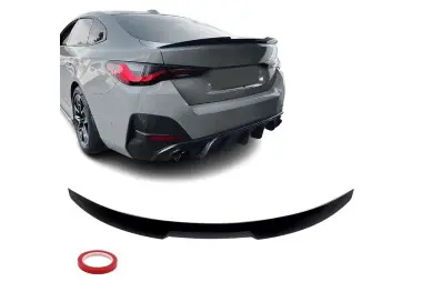 M4 style Spoileris ant Bagažinės skirtas BMW G26 Gran Coupe, juodas blizgus