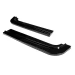 MX Galinio Bamperio Difuzorius + Spliteriai, komplektas skirtas VW T6 / T6.1 su vientisu bagažinės dangčiu, juodas blizgus