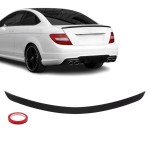 Trunk Spoiler for Mercedes C204 coupe (11-15), glossy black