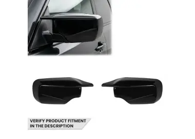 M look Veidrodėlių Dangteliai, komplektas skirtas BMW E39 (95-04), juodi blizgūs, 2K COAT