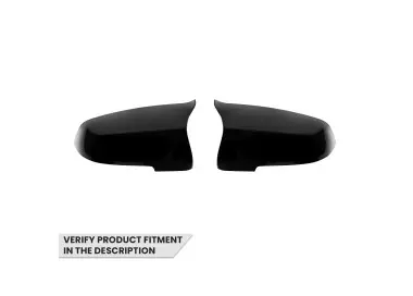 M look Veidrodėlių Dangteliai, komplektas skirtas BMW F10 LCI, F11 LCI, F07, F06, F12, F13 LCI, F01 LCI, juodi blizgūs