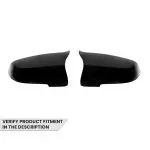M look Veidrodėlių Dangteliai, komplektas skirtas BMW F10 LCI, F11 LCI, F07, F06, F12, F13 LCI, F01 LCI, juodi blizgūs