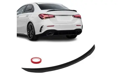 A45 išvaizdos Spoileris ant Bagažinės skirtas Mercedes-Benz V177 (18-25) sedan, juodas blizgus