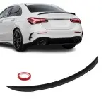 A45 išvaizdos Spoileris ant Bagažinės skirtas Mercedes-Benz V177 (18-25) sedan, juodas blizgus