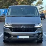 Priekinės Viršutinės + Apatinės Grotelės, komplektas skirtas VW T6.1 (19-24), juodos blizgios