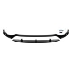 Aero style Front bumper Lip Spoiler for BMW X3 G01 / X4 G02 PRE-LCI (18-21), glossy black