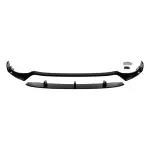 Aero style Front bumper Lip Spoiler for BMW X3 G01 / X4 G02 PRE-LCI (18-21), glossy black