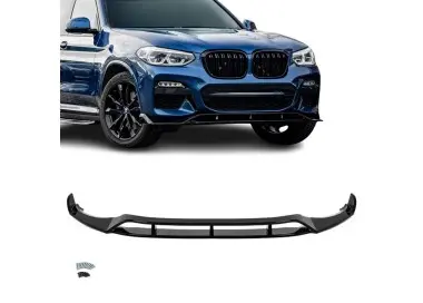 Aero style Priekinis Pažeminimas skirtas BMW X3 G01 / X4 G02 PRE-LCI (18-21), juodas blizgus