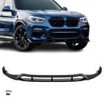 Aero style Priekinis Pažeminimas skirtas BMW X3 G01 / X4 G02 PRE-LCI (18-21), juodas blizgus