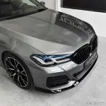 Performance priekinio Bamperio Pažeminimas skirtas BMW G30 / G31 LCI (21-23), juodas blizgus